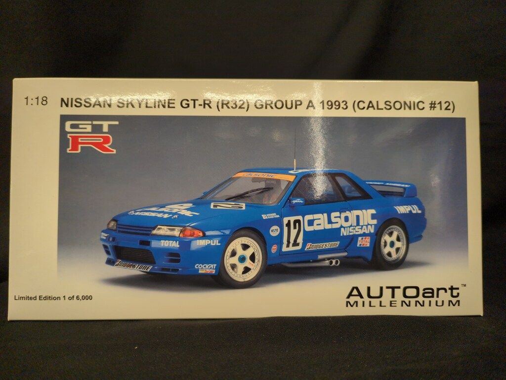 ミニカー AUTOart SKYLINE GT-R (R32) CALSONIC #12 AUTOart SKYLINE GT-R (R32) CALSONIC #12 ミニカー AUTOart