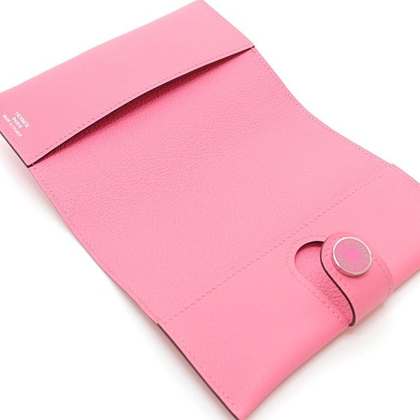 美品 HERMES ローズアザレ パスポートケース 広尾店】未使用品 エルメス HERMES パスポートケース R.M.S