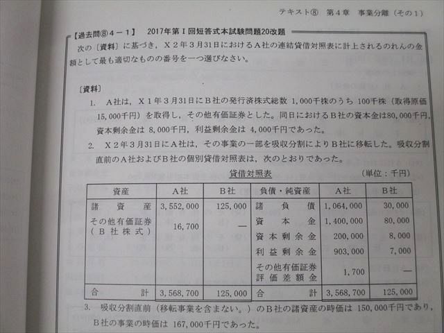 TAC CPA 公認会計士試験 財務会計論 過去問題集1〜4/テキスト/トレーニング1〜10等 2022年合格目標 状態良 ★ ☆ 000L4D TAC CPA 公認会計士試験 財務会計論 過去問題集1〜4/テキスト