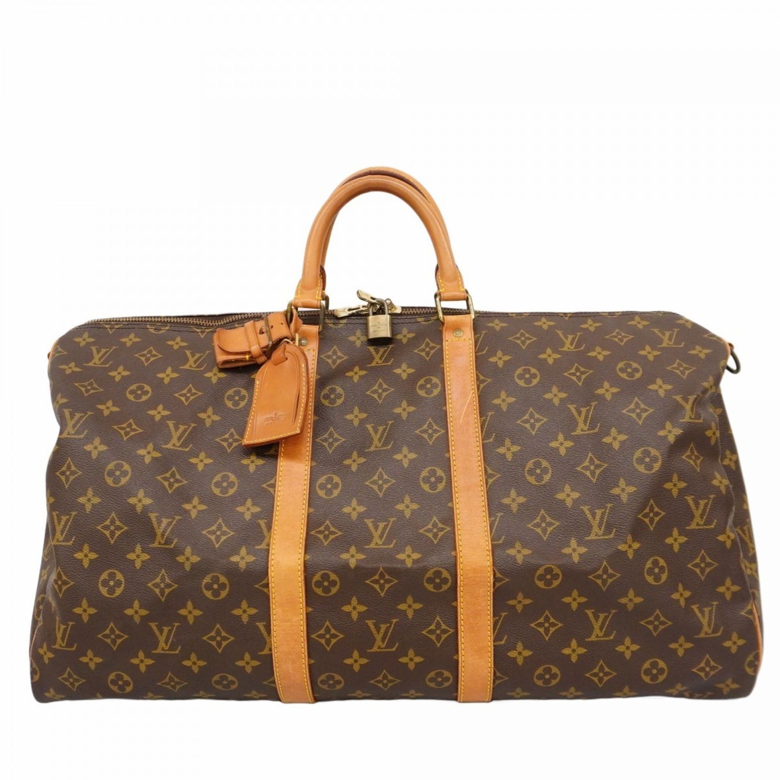 【鑑定済】ルイヴィトン モノグラム キーポルバンドリエール 55 ボストンバッグ ルイ・ヴィトン(Louis Vuitton) ルイ・ヴィトン ボストンバッグ