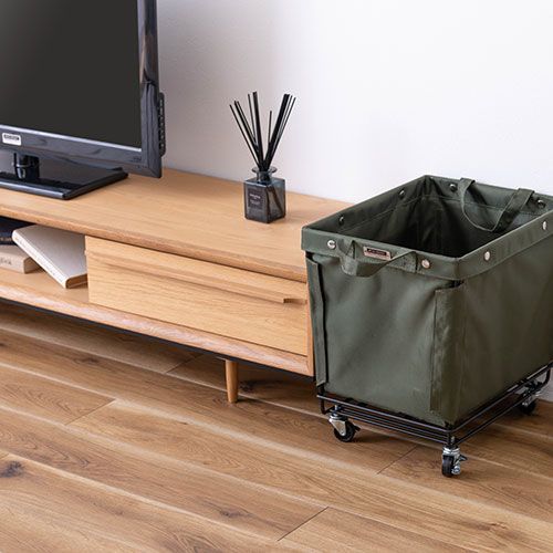 東谷 バスケットワゴン グリーン MIP-78GR