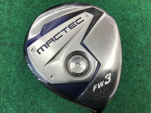 マグレガー2012 マックテック ＮＶ FW3　15°　R JP HC付　美品 中古 マグレガー MACTEC NV(2012) 3W フェアウェイウッド FW NV