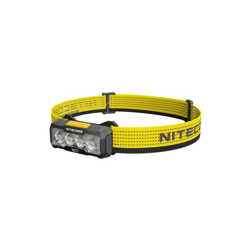 Nitecore NU27 ヘッドライト USB-C充電式 600ルーメン 超軽量 複数色温度 CW|NW|WW アウトドア ブラック 0