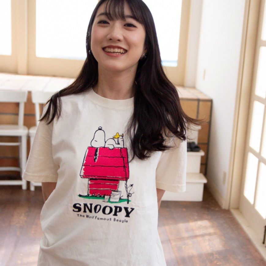 PEANUTS SNOOPY スヌーピー ウッドストック Tシャツ 221614 - メルカリShops