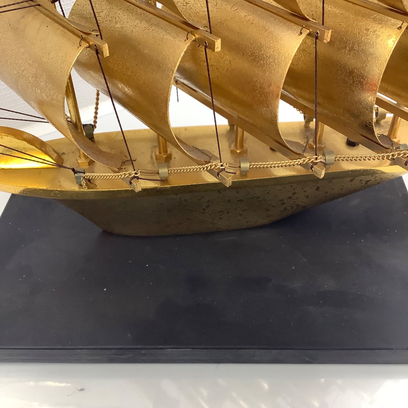 帆掛船 置物 レトロ 船 骨董品 インテリア オブジェ 帆船 帆船