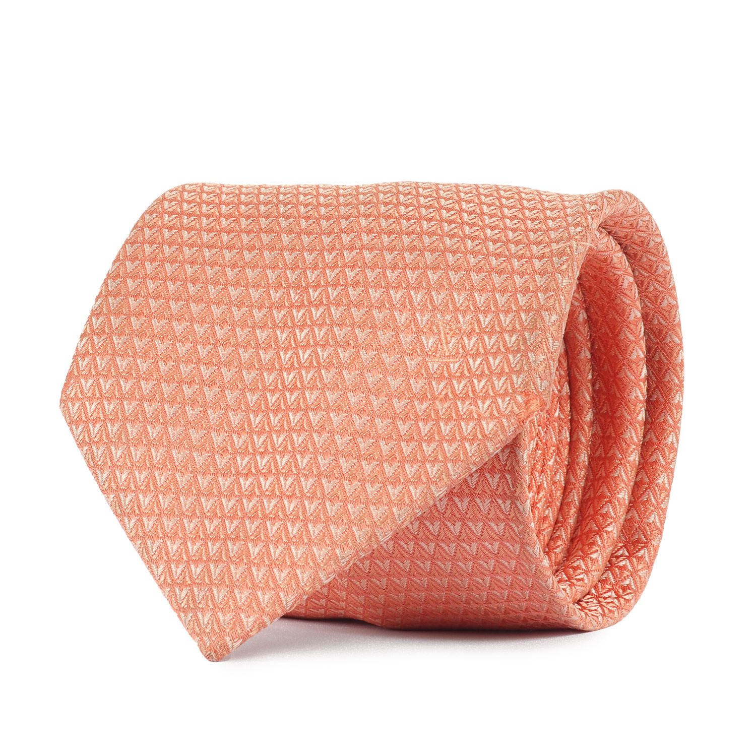 LOUIS VUITTON ルイヴィトン ネクタイ | クラヴァット ダイヤモンド シルク ネクタイ M75997 | オレンジ | イタリア製 | フォーマル ビジネス ファッション 小物 雑貨 メンズ