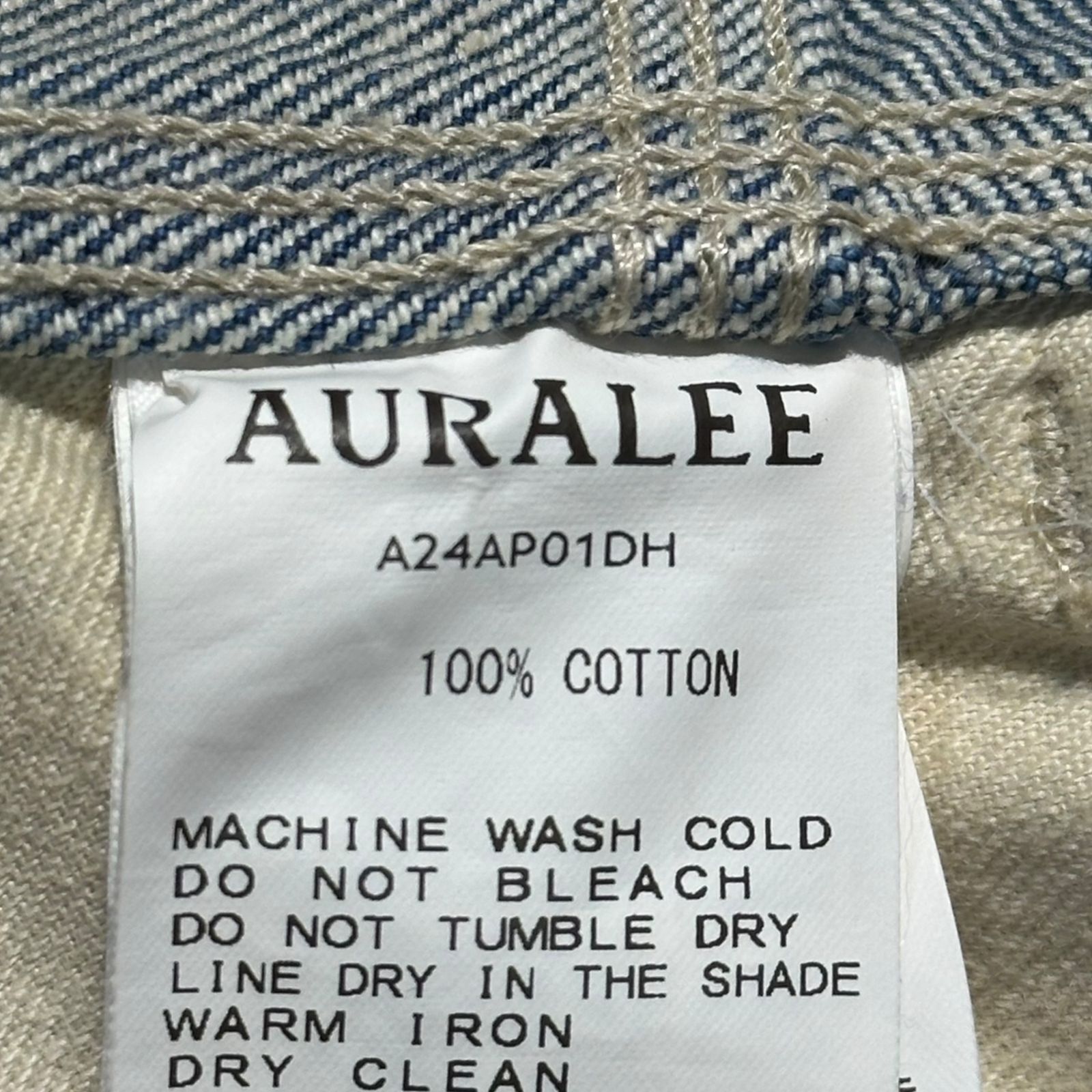 パンツ AURALEE 24AW DENIM PAINTER PANTS BLUE 4 AURALEE 24AW】名作のPAINTER PANTSを入手。最高すぎて今年は