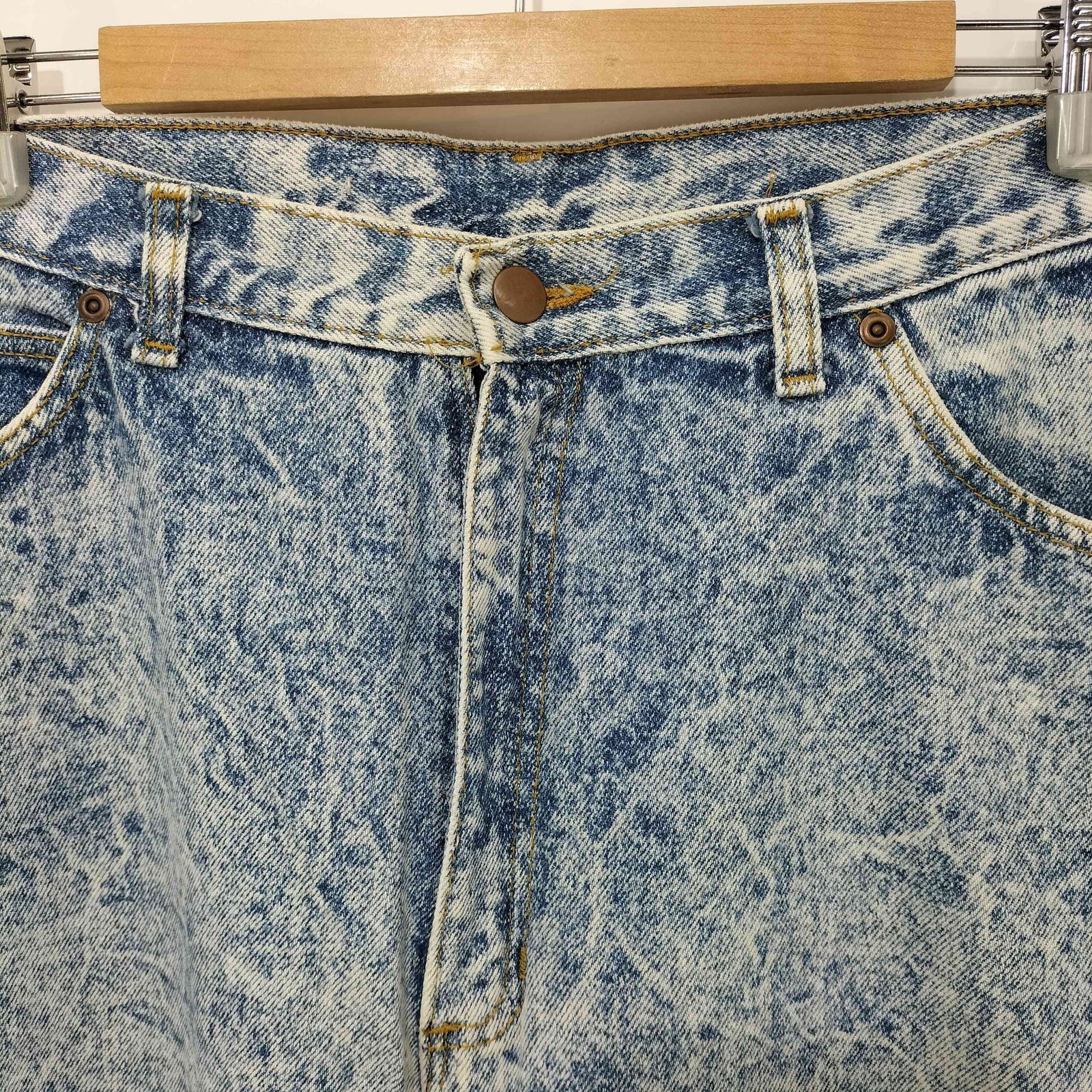 USA古着 trego's westwear ケミカルデニム ワンピース 10