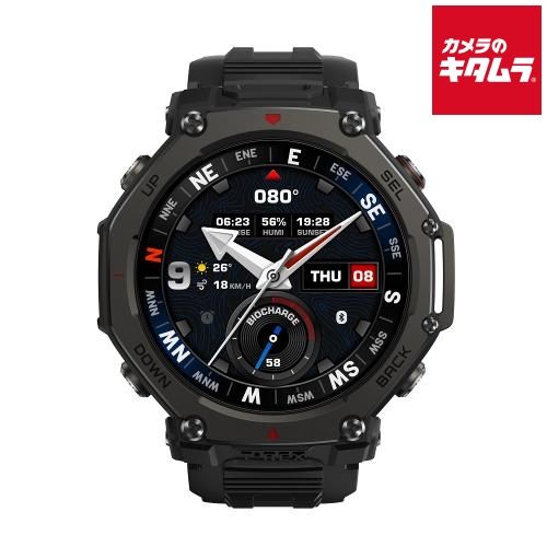 アマズフィット スマートウォッチ T-Rex 3 Pro 48mm タクティカルブラック SP170078-C239
