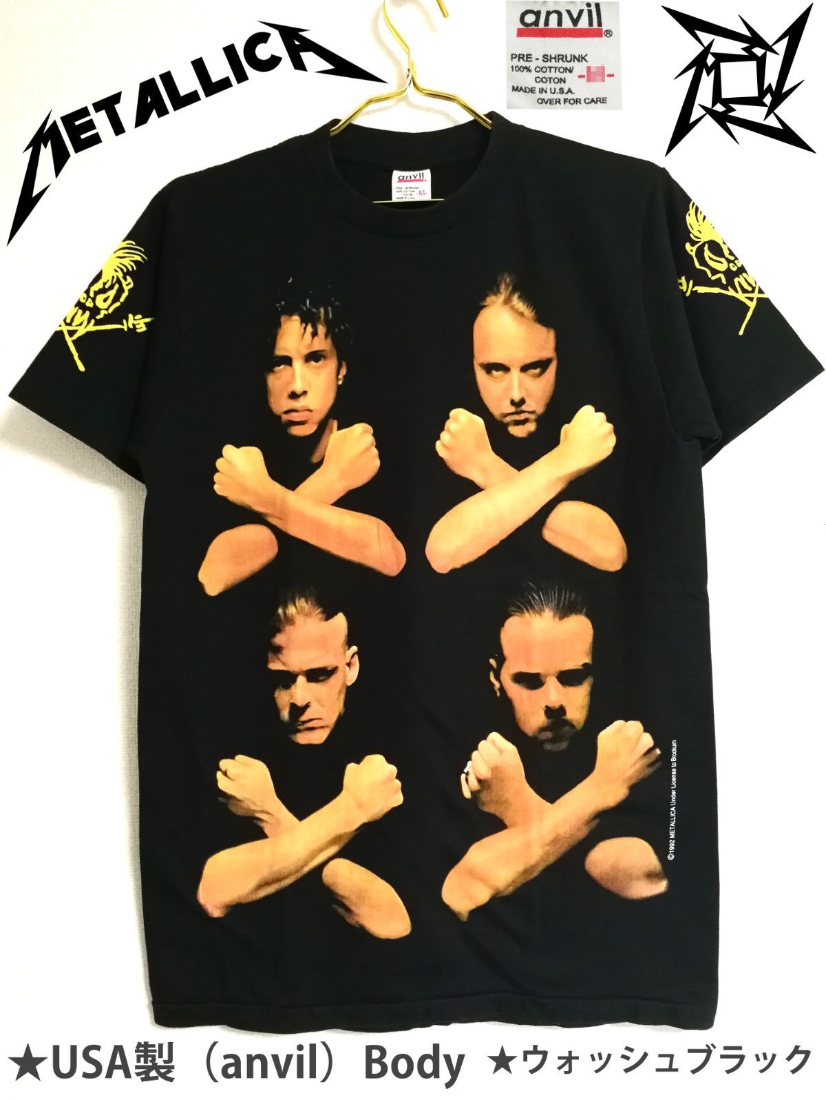 30 アメリカ製 METALLICA メタリカ Tシャツ ブラック M・XL
