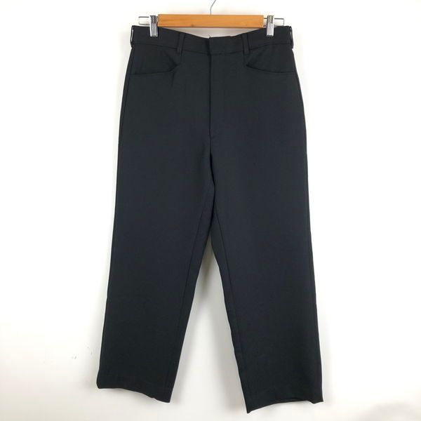 【古着】 Levi's リーバイス action slacks スラックスパンツ ポリパンツ TALONジップ 80年代 ヴィンテージ ブラック系 メンズW31 【中古】 n057940