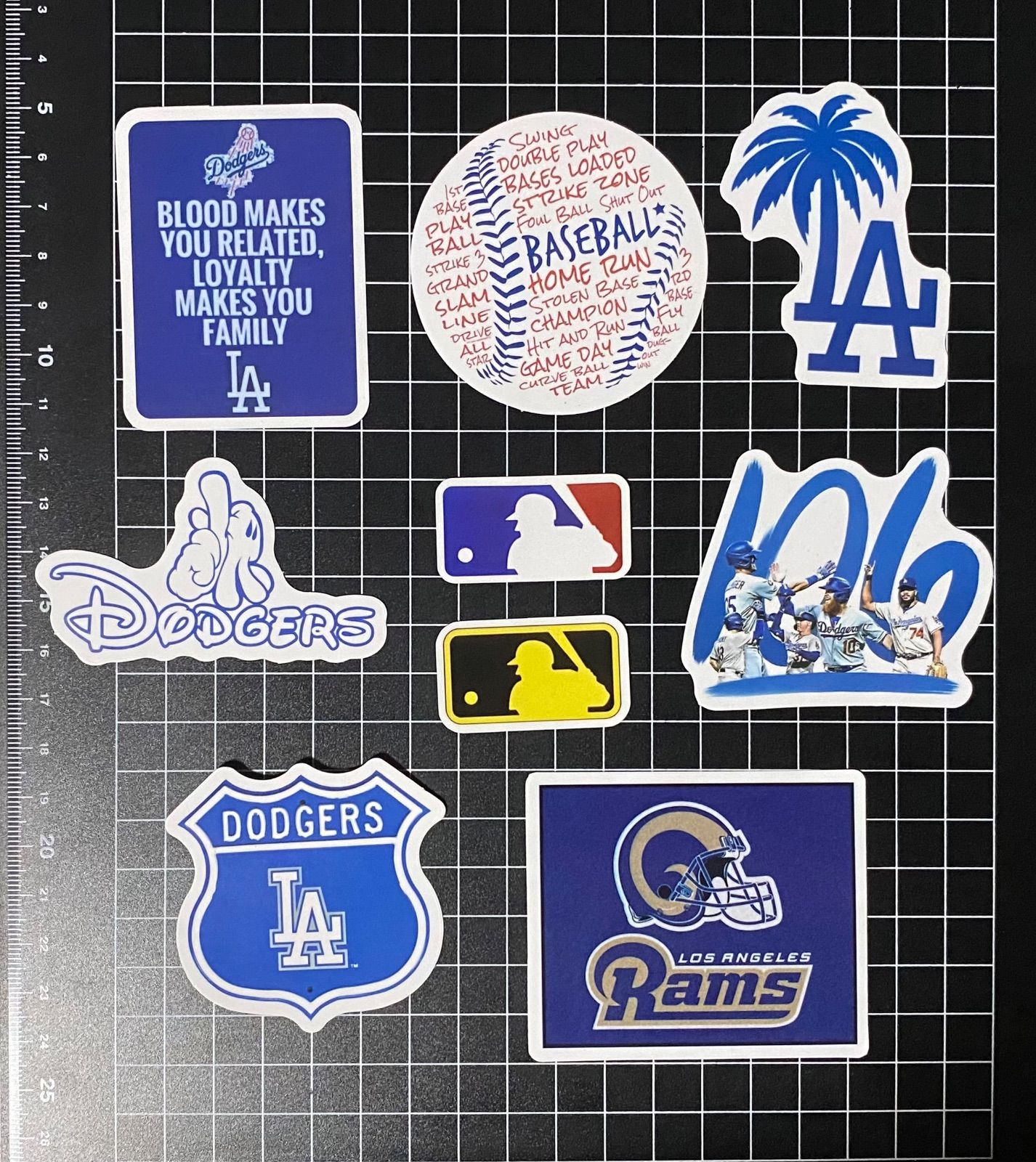 ☆メジャーリーグ MLBロゴ ゴールドMLBロゴ チームロゴ 防水