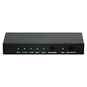 ラトックシステム 4K60Hz HDCP2.2対応HDMIオーディオ分離器 RS-HD2HDA-4K
