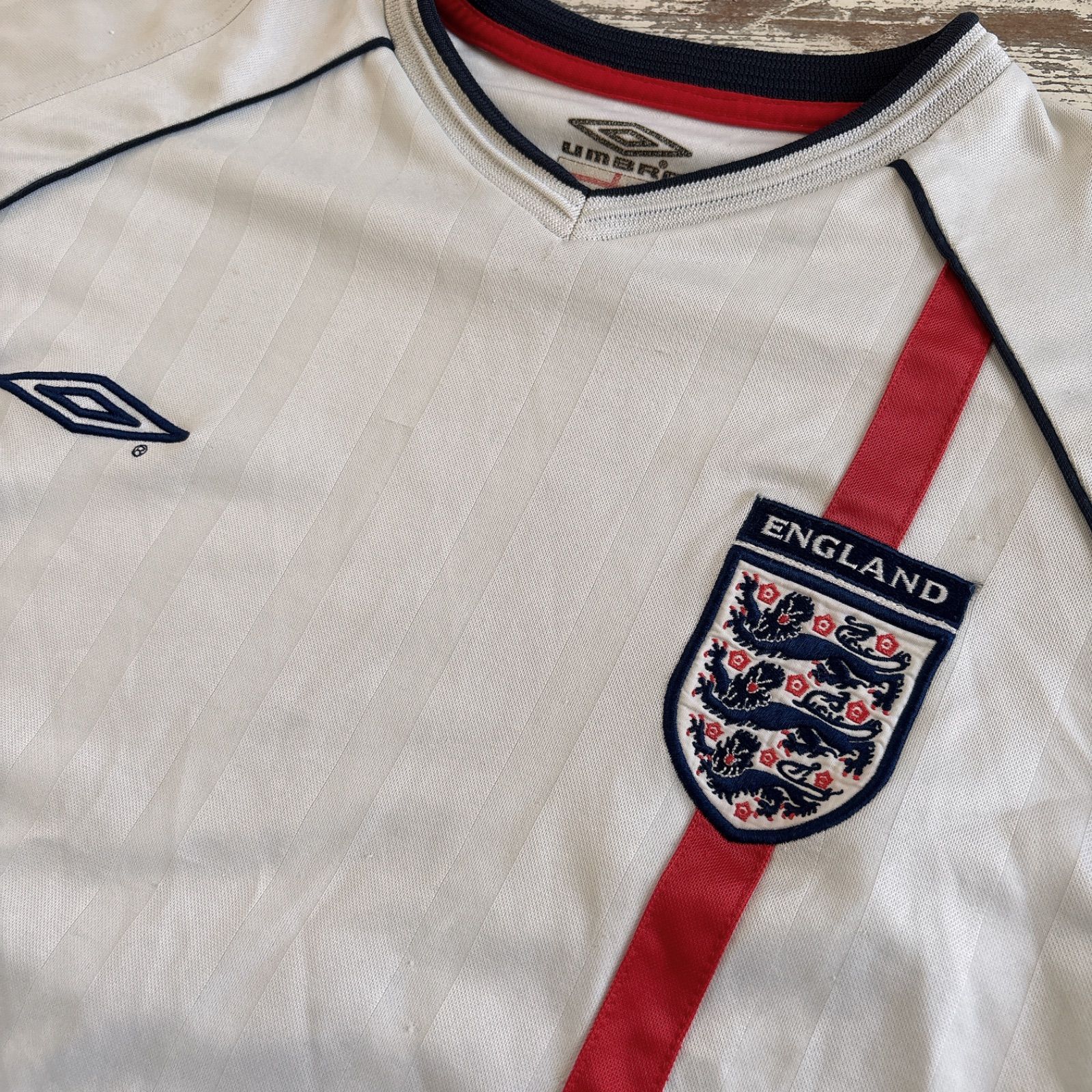 イングランド代表 UMBRO サッカーシャツ 古着 アンブロ UMBRO イングランド代表 サッカーユニフォーム