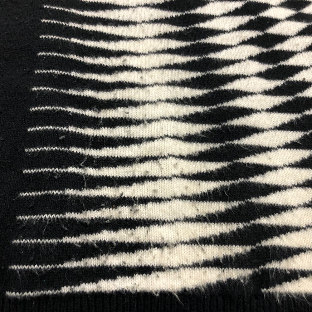 02w17448 ステューシー STUSSY ニットベスト ブラック L 中国製