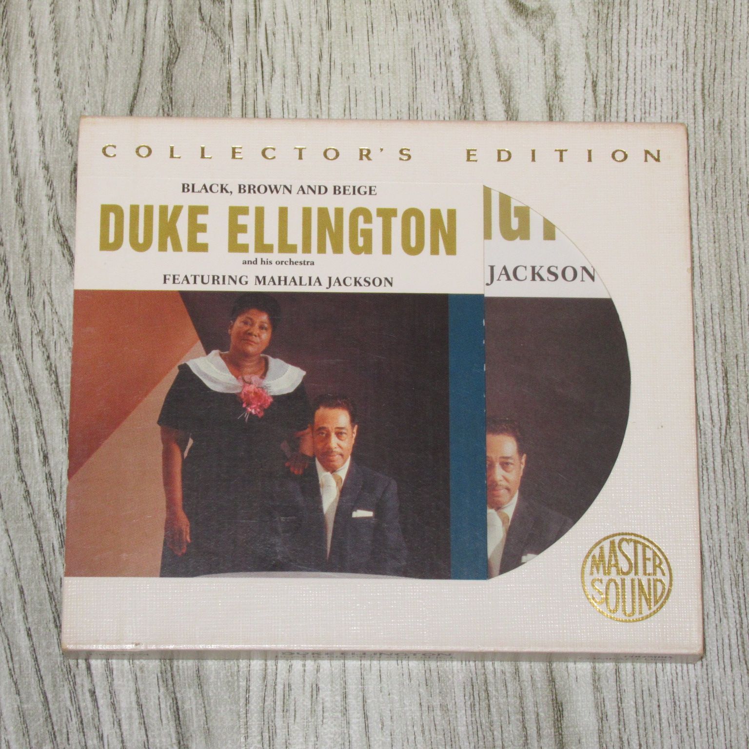 CD GOLD CD DUKE ELLINGTON BLACK BROWN AND BEIGE 外ケース付 CK 64274 ゴールド CD