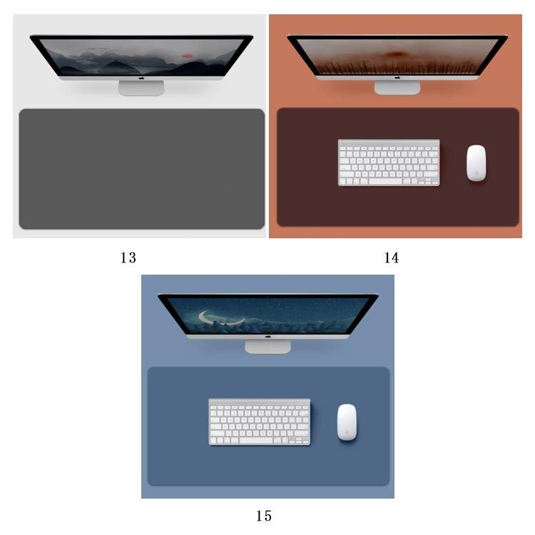 デスクマット マウスパッド おしゃれ レザー調 デスクマット オフィス パソコンマット 80cm×40cm 90cm×40cm ランチマット