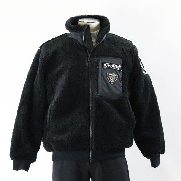 バーニヴァーノ ボアZIPスタンドジャケット LLサイズ baw