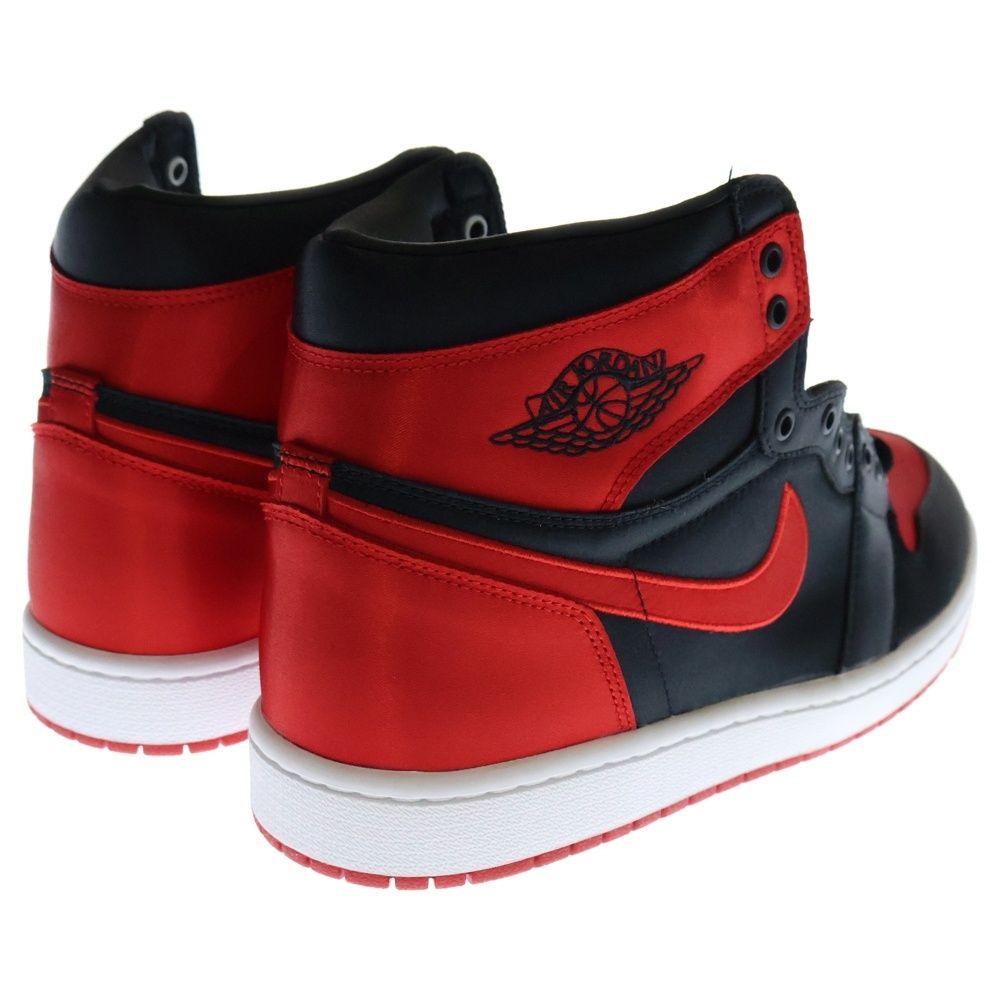 ナイキ AJ1 ウィメンズ サテンブレッド　26.5㎝ NIKE WMNS AIR JORDAN 1 HI OG SATIN BRED ウィメンズ エア