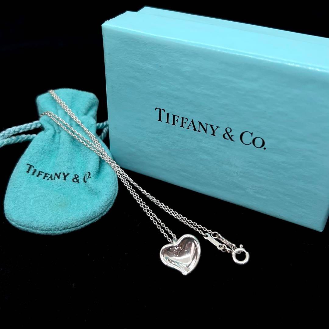 美品　ティファニー　ネックレス　フルハート　シルバー　ペレッティ TIFFANY&Co. ティファニー フルハート ラージ ネックレス