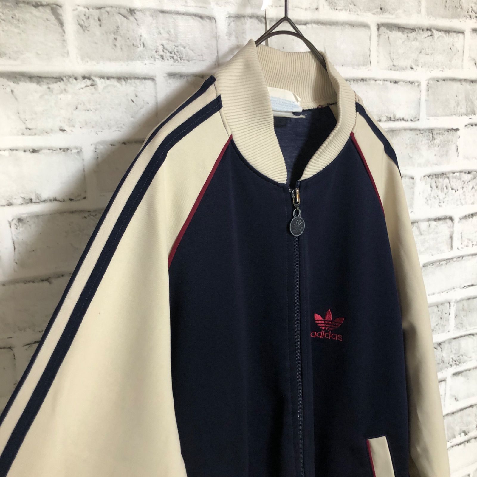 在庫限りッ！アウトレット 希少XL⭐️80s adidas トラックジャケット