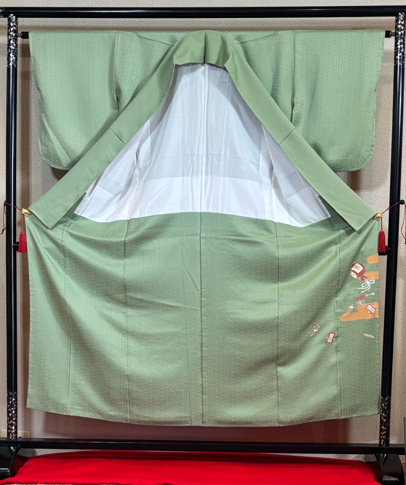 きもの蔵 ◆ 本裁 女児 訪問着袷きもの 未着用