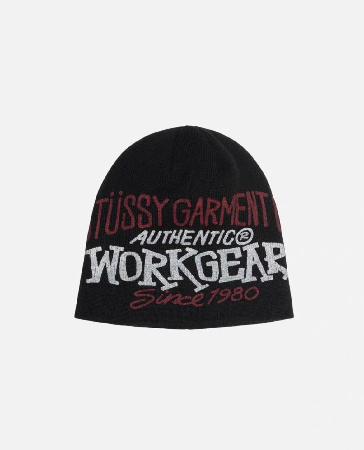 新品、未使用 stussy ステューシー Workgear Prinr skullcap ビーニー 男女兼用 ファッション メンズ 帽子 ニット帽・ビーニー