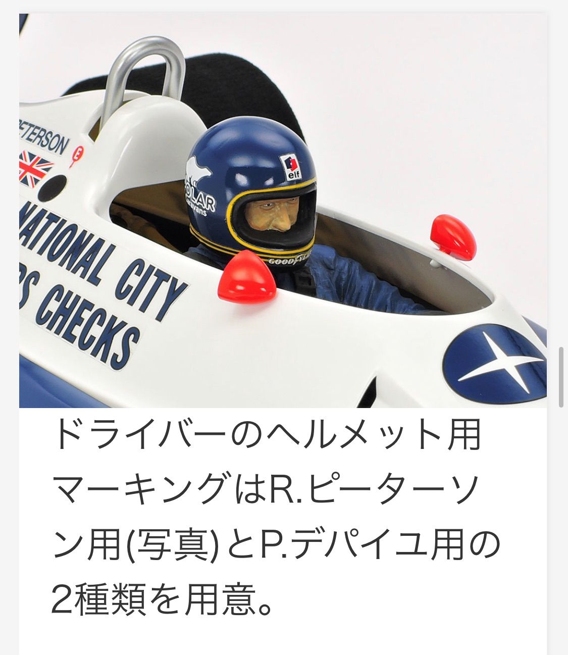 タミヤ 電動RCカー タイレルP34 1977 アルゼンチンGP (RC特別