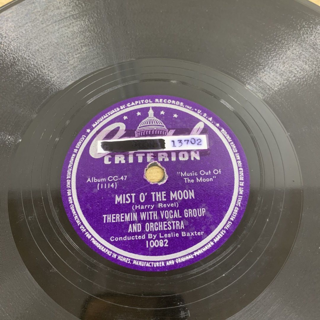 ▲01)【同梱不可】Harry Revel/Leslie Baxter/Dr. Samuel J. Hoffman/Music Out Of The Moon/ハリー・レヴェル/SPレコード/US/米盤/CC-47/A △01)【同梱不可】Harry Revel/Leslie Baxter/Dr. Samuel J