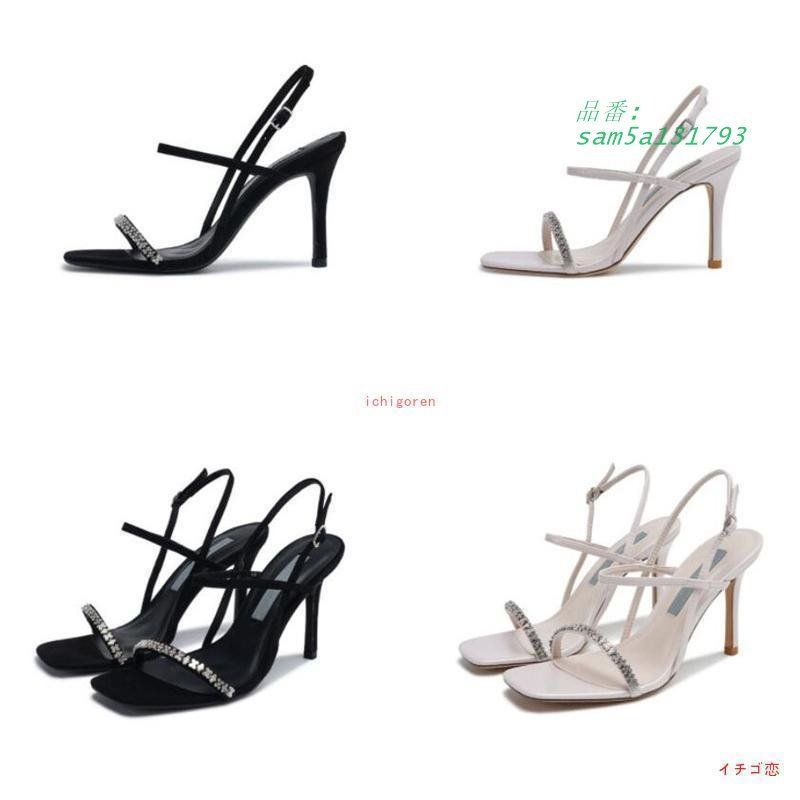 文化 サンダル レディース ストラップサンダル ピンヒール サマー ミュール 夏 疲れない 通勤 美脚 am5a131793