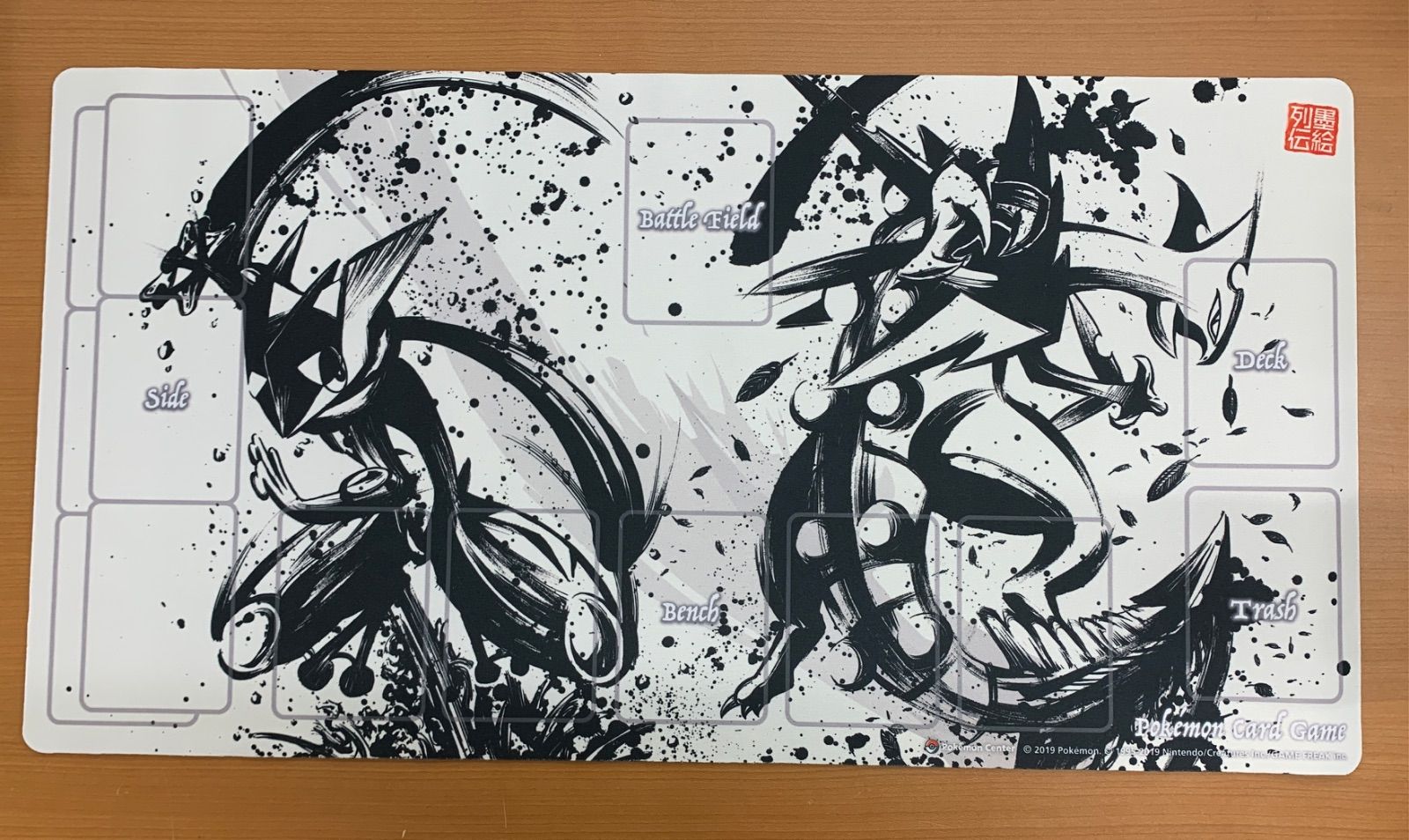 ポケモンカードプレイマット墨絵列伝 ゲッコウガ メガジュカイン新品未