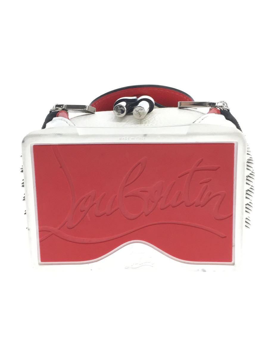 Christian Louboutin ショルダーバッグ ホワイト 無地 1215087W364 explorafunk keyring - メルカリ