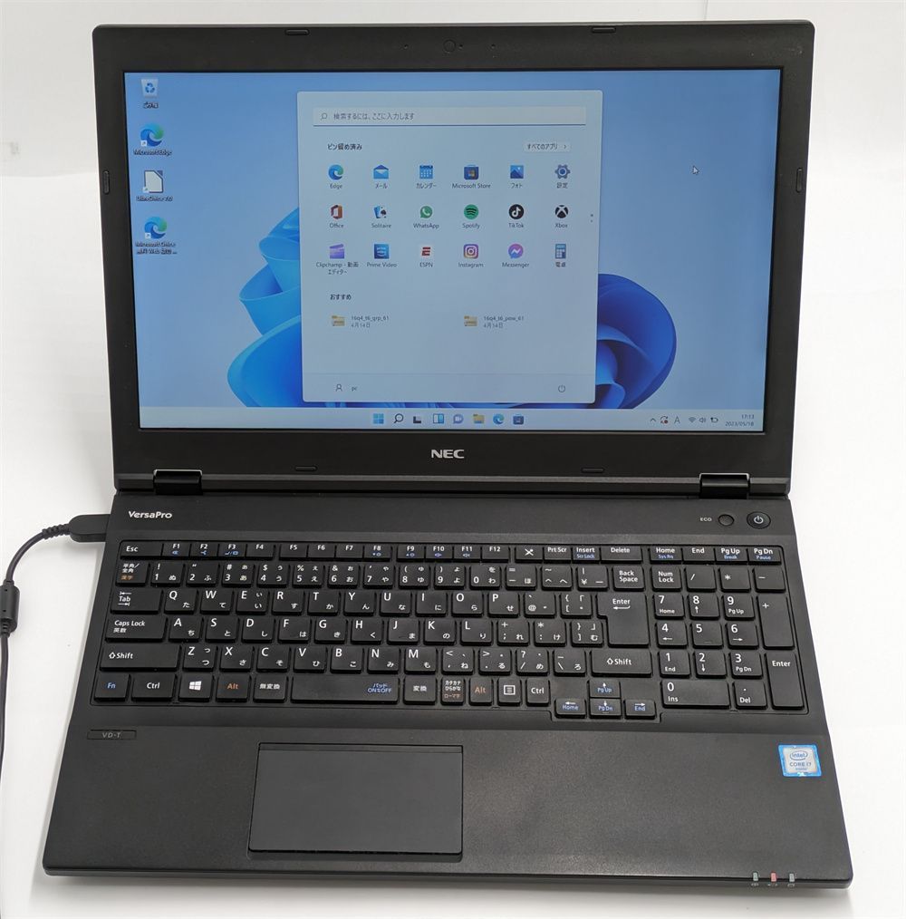 15.6型 ノートPC NEC PC-VK26HDZDT 美品 第6世代i7