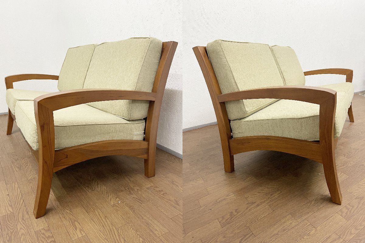 ◇SCANTEAK スキャンティーク KONISKA コニスカ 2人掛けソファ