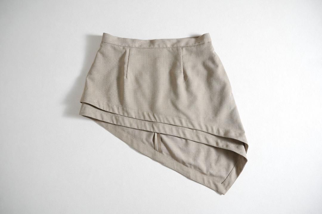 レイヤードプリーツパンツ