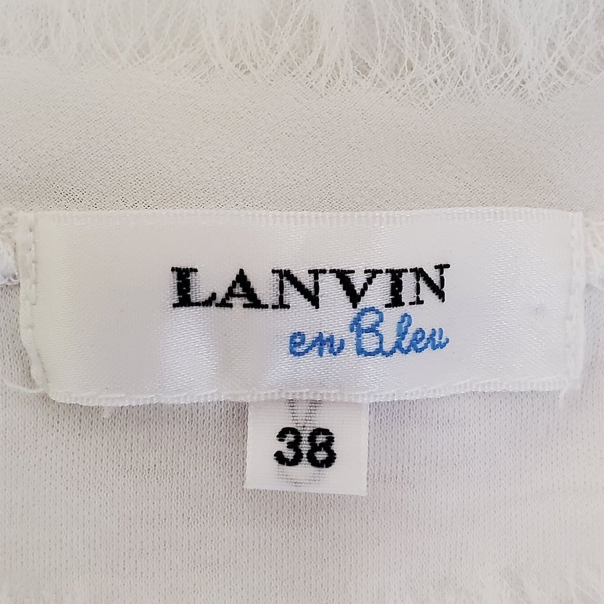 LANVIN en Bleu(ランバンオンブルー) 半袖Tシャツ サイズ38 M ...