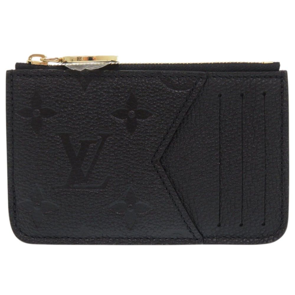 ルイ ヴィトン ポルト カルト ロミー モノグラムアンプラント M81883 ブラック カードケース コインケース LV 1538 LOUIS VUITTON