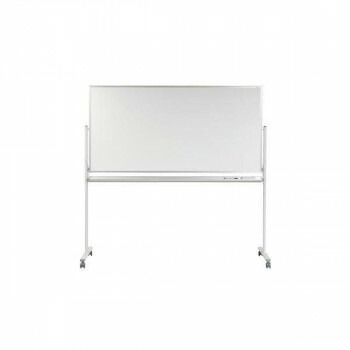 馬印 MAJI series マジシリーズ 両面脚付 スチールホワイト 無地ホワイトボード W 1896 D 610 H 1840 mm MV 36 TDN