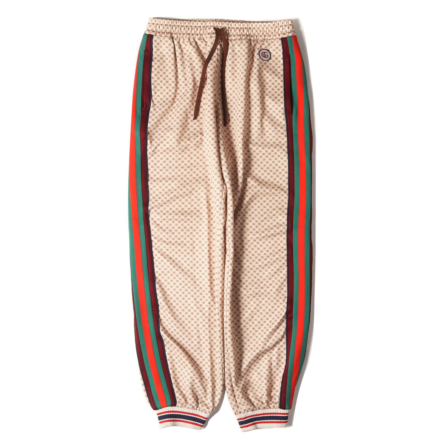 GUCCI グッチ　パンツ　ジャージ　インターロッキング刺繍　メッシュ　シェリー GUCCI グッチ パンツ サイズ:M 21AW インターロッキング G