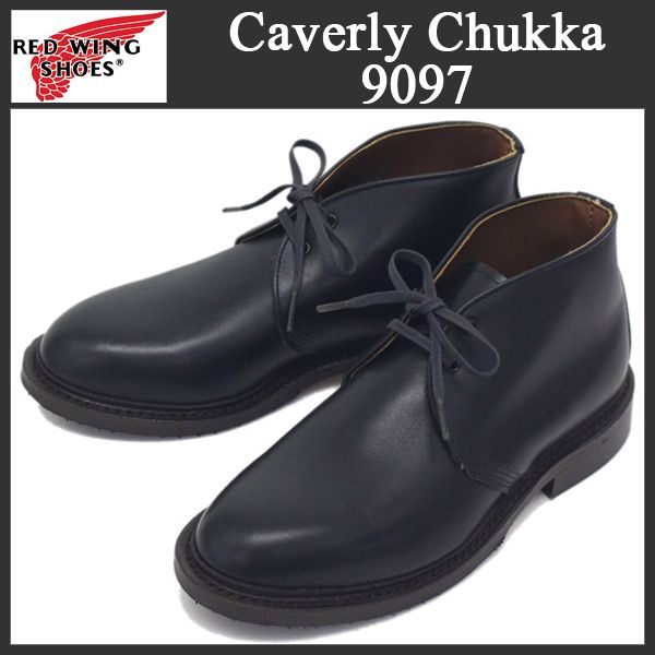 2017年 新作 REDWING (レッドウィング) 9097 Caverly Chukka (キャバリーチャッカ) ブラックフェザーストーン Dワイズ US10D-約28.0cm
