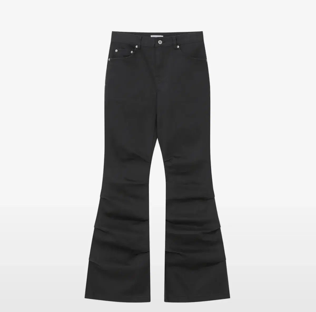 ミセキ ソウル シャーリング ブーツカット パンツ チャコール