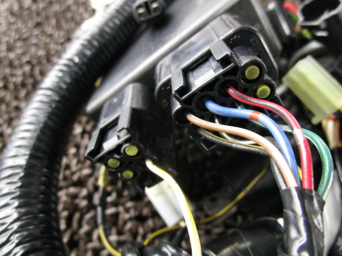 スーパーシェルパ メインハーネス A4834 CDI レギュレター イグニッションコイル KL250G カワサキ KL250GE Super Sherpa キャブ車 BRIGHTFACE_UK