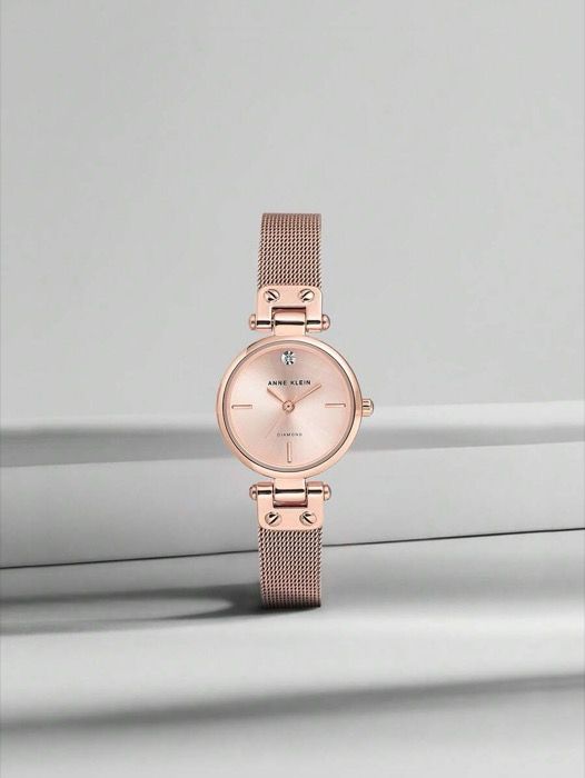 腕時計 レディース クォーツ レディース腕時計 レディース ダイヤモンドアクセント メッシュブレスレットウォッチ レディースドレスウォッチ |3002RGRG