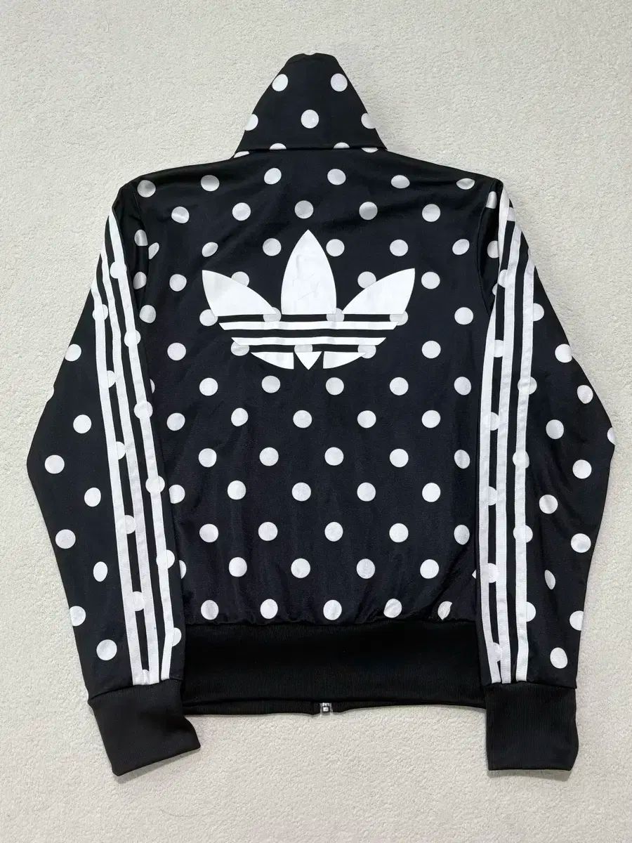 adidas アディダス ファイヤーバード ドット柄 黒 白 黒白 後ろロゴ 女性用ジャージ 90