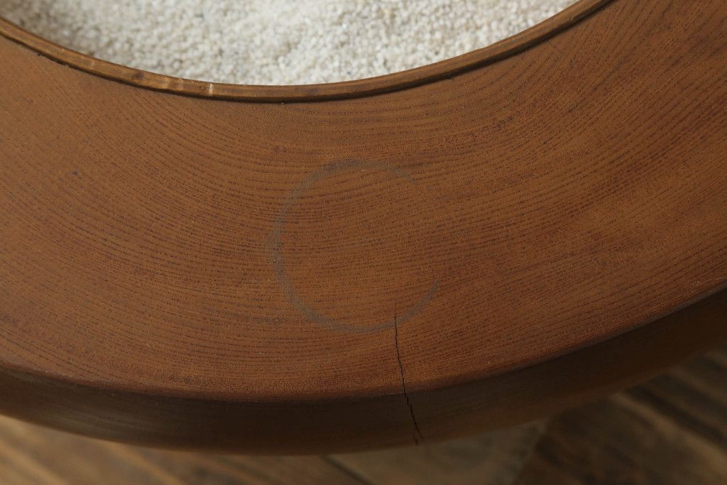 ☆事前問合せ必須☆ くり抜き火鉢 和製ビンテージ 総欅 ケヤキ材 木製