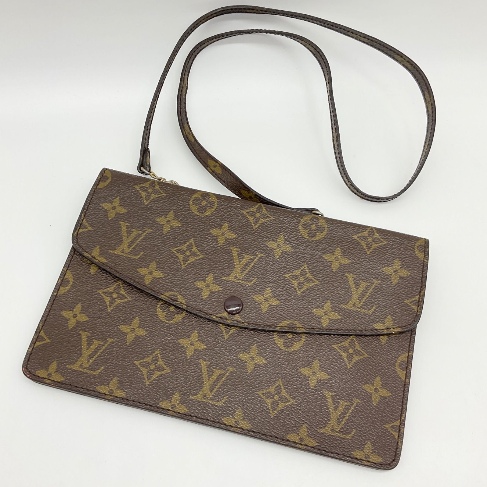 LOUIS VUITTON ルイヴィトン モノグラム ドゥーブルラバ 斜め掛け 
