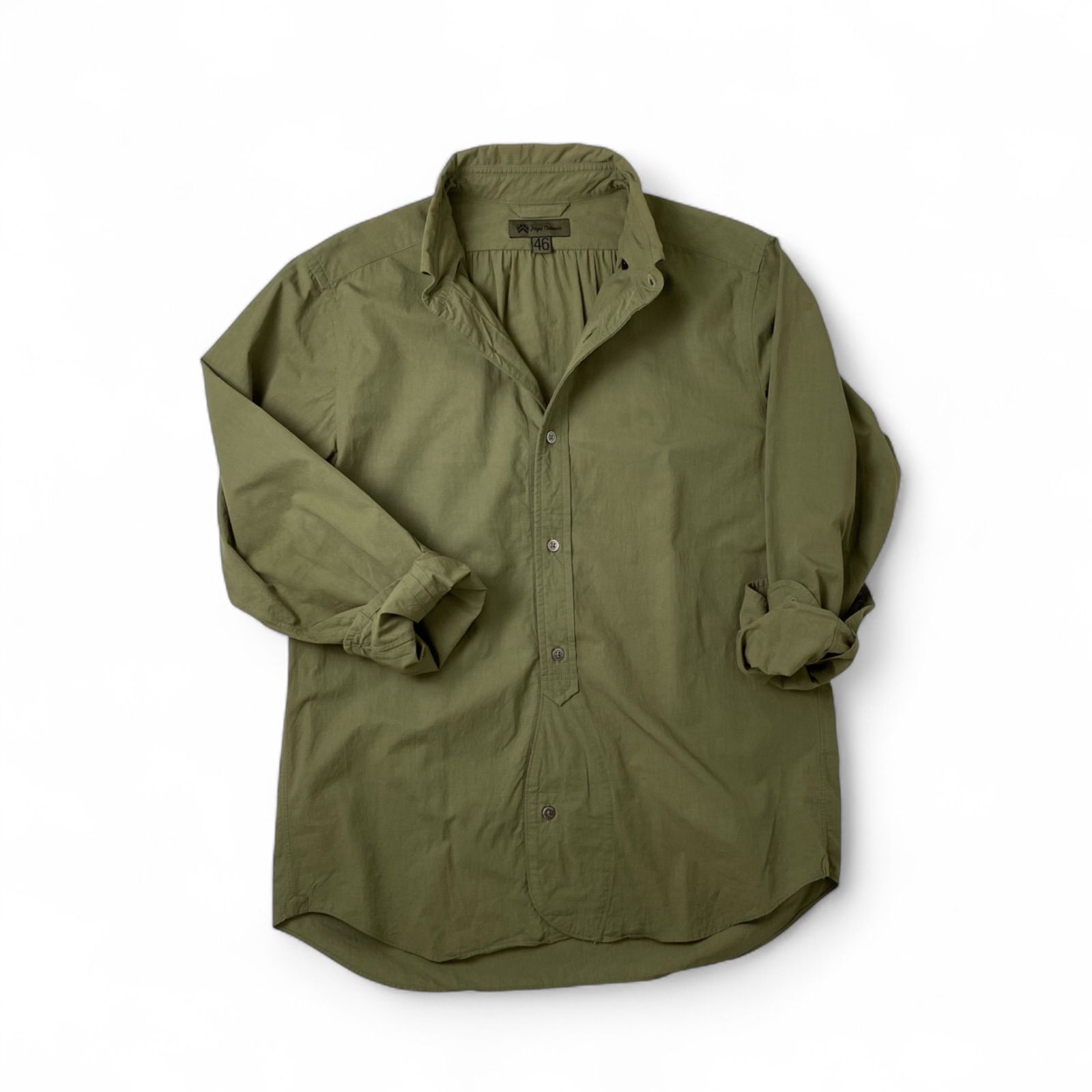 Nigel Cabourn ナイジェルケーボン 定番 BRITISH OFFICERS SHIRT SIZE 46