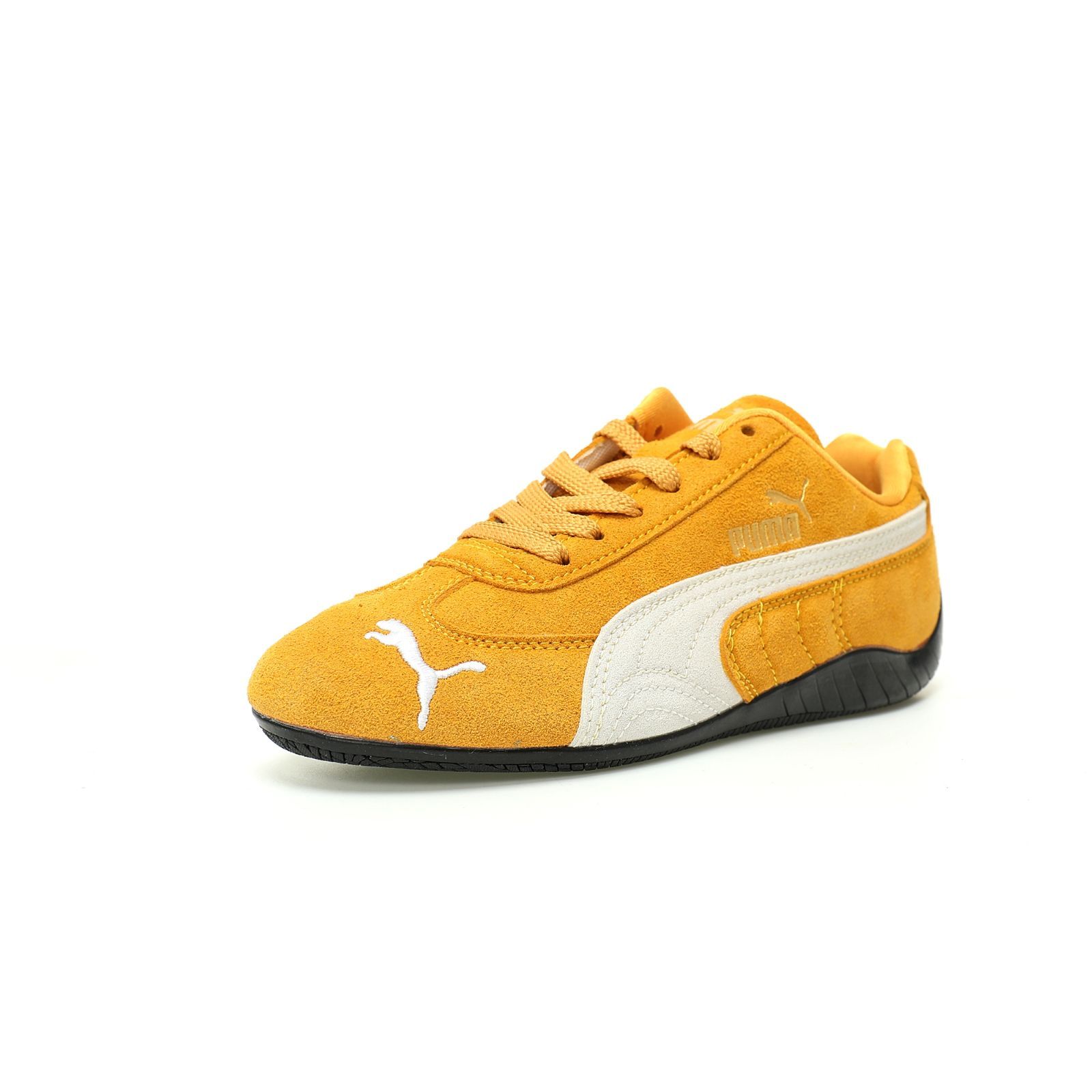 25春夏 プーマ PUMA ユニセックス メンズ レディース SPEEDCAT イエロー スピードキャット OG スニーカー 398846 06ローカット レザーアッパー モータースポーツ ドライビング