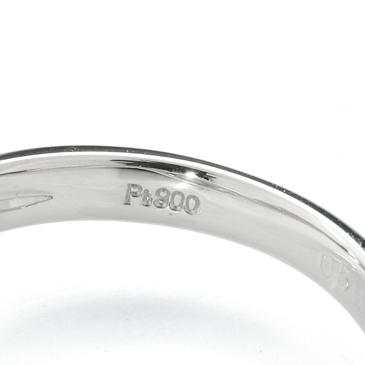 フラワーデザインリング SIクラス 7P 指輪 ダイヤモンド 0.5ct Pt900  