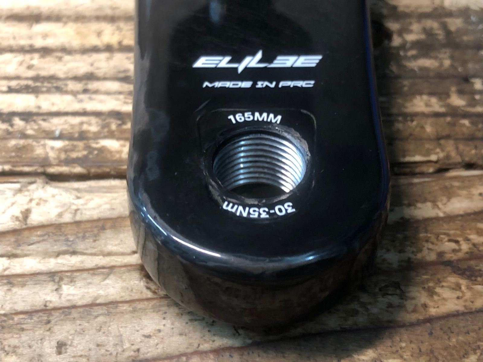 JM519 エライリー ELILEE X320 カーボン クランクアーム 165mm チタン